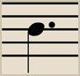 The Dotted Quarter Note gets get 1 and 1/8 beat and equals 3 eighth notes